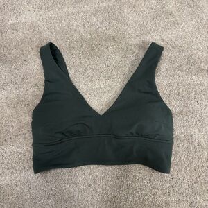 Lululemon Align™ V-Neck Bra
*Light Support, C/D Cup. Size 8. Color Dark Forest